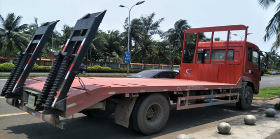 【國五】楚風(fēng)單橋挖機平板車