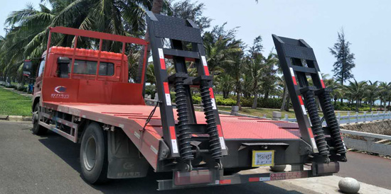 【國五】楚風(fēng)單橋挖機平板車