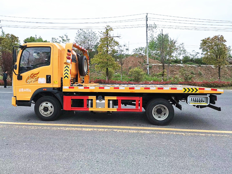 重汽豪曼一拖二藍(lán)牌清障車