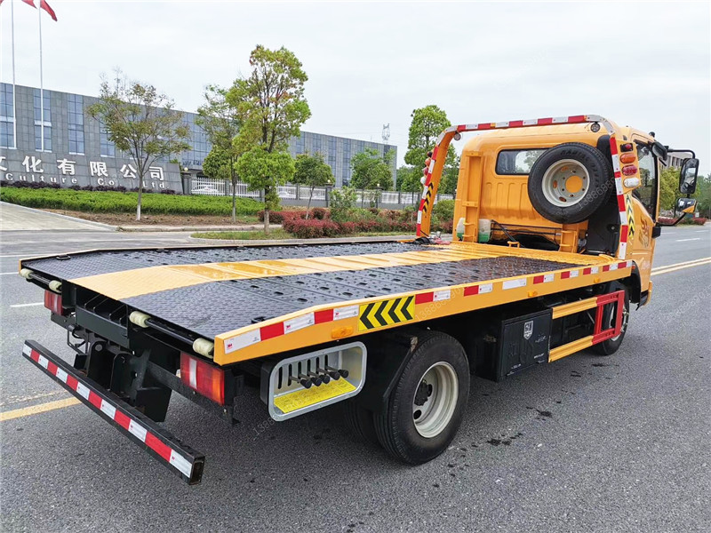 重汽豪曼一拖二藍(lán)牌清障車