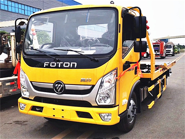 福田奧鈴速運(yùn)一拖二藍(lán)牌清障車