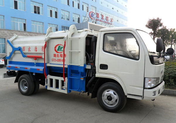 東風(fēng)銳鈴5方側(cè)裝掛桶式垃圾車